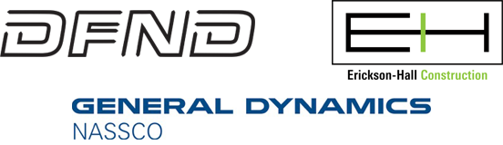 Logo: Truck Sponsor - DFND & Erickson-Hall Construcntion