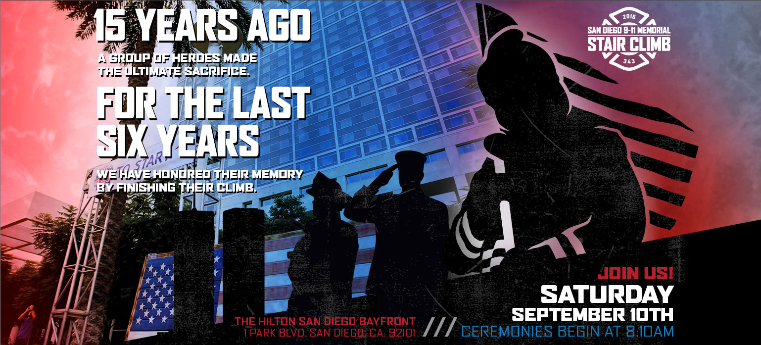 Image: San Diego Firefighter Stair Climb - Saturday September 10th 2016